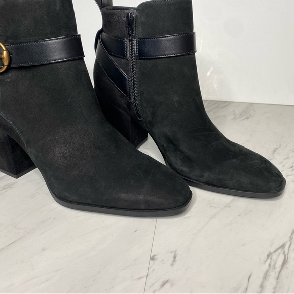 New! Vionic Tenley Black Heeled Bootie 9 - Picture 13 of 15